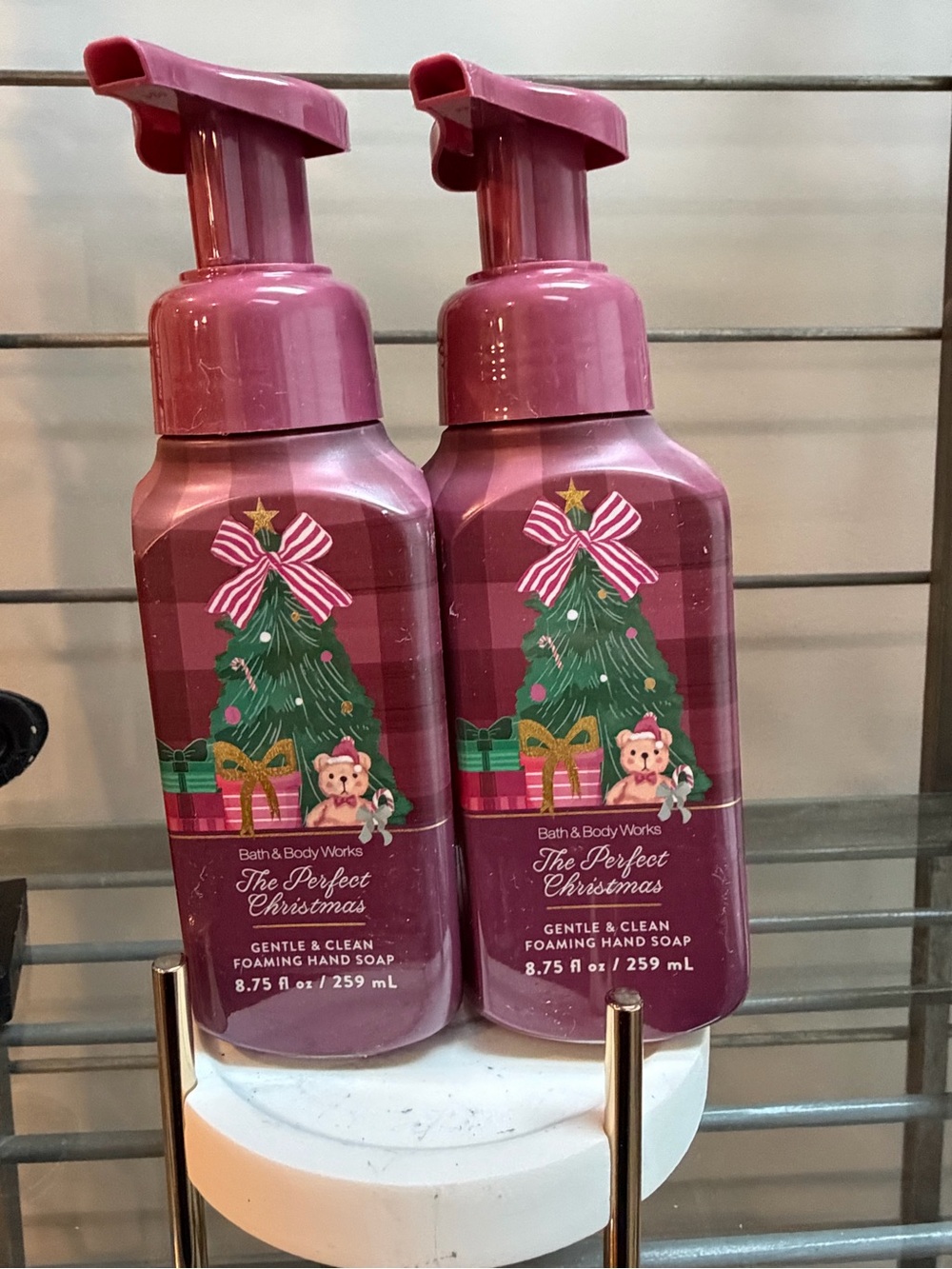 Bath & Body Works The Perfect Christmas Gentle & Clean Foaming Hand Soap Duo NWT